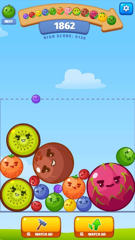 Screenshot of Crazy Fruit Merge | 4
