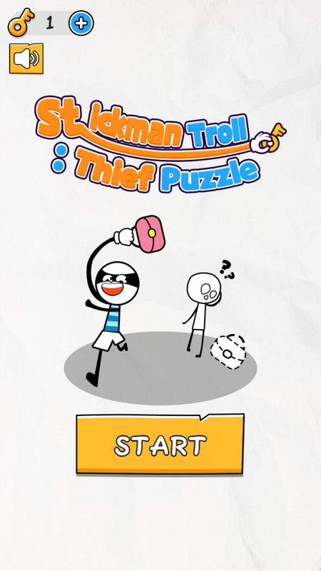 Screenshot of Stickman Troll Thief Puzzle | 1