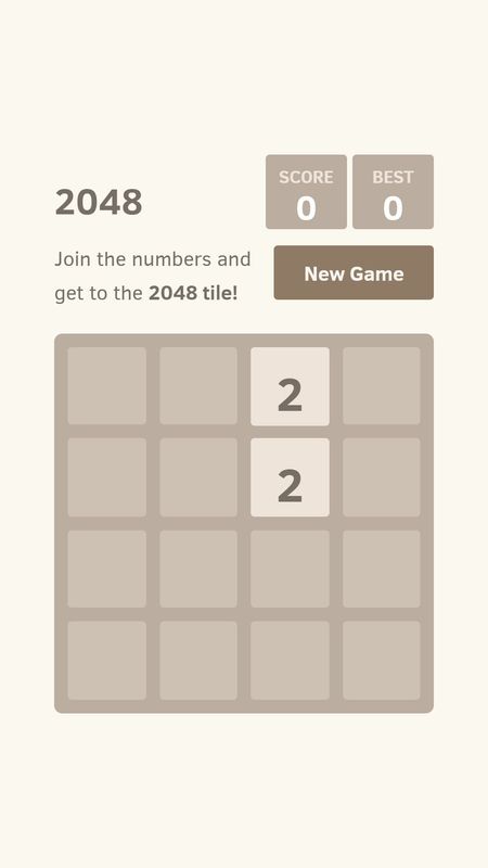 Screenshot of 2048 | 1
