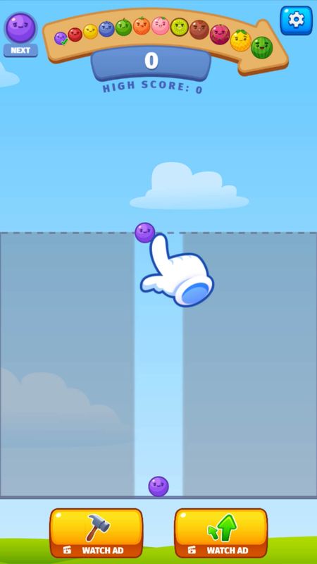 Screenshot of Crazy Fruit Merge | 1
