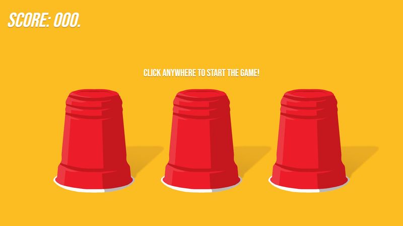 Screenshot of Three Cups Game | 1