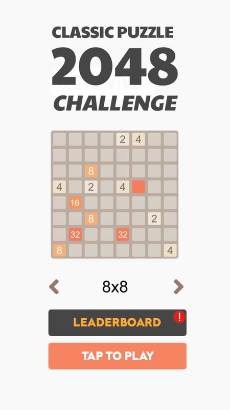 Screenshot of 2048 Classic Puzzle - Challenge | 8